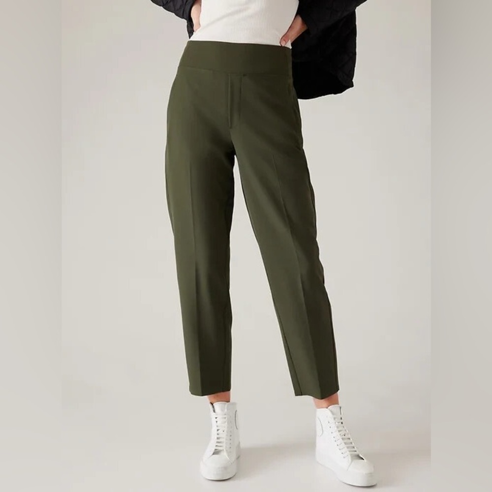 NEW Athleta Endless Travel Commute High Rise Dress Pant Trouser Women’s 8 Petite